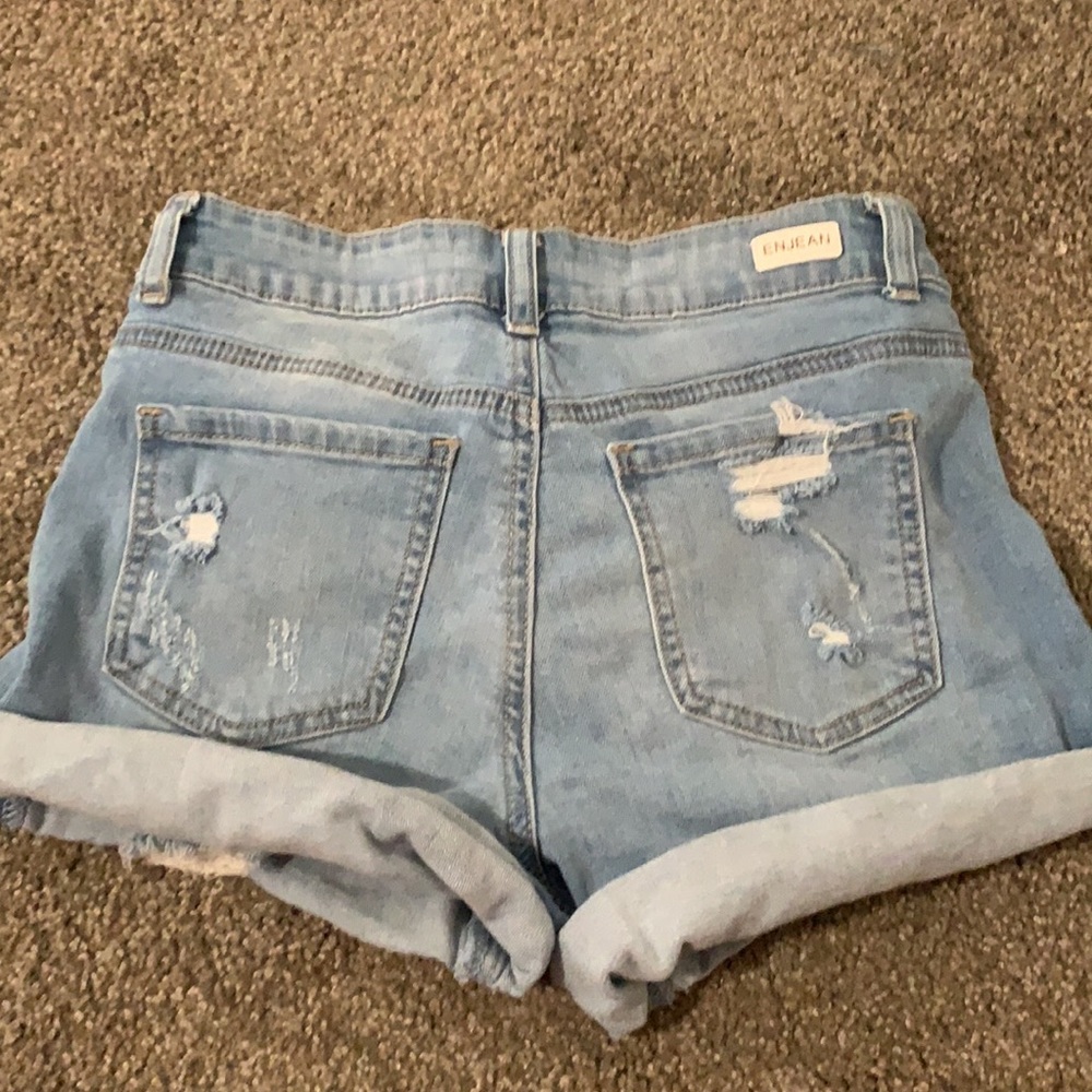 denim shorts - Picture 2 of 4